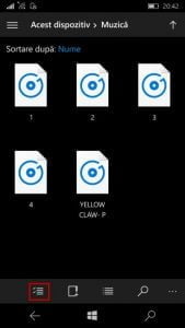 Windows 10 Mobile, Bluetooth, transfer, trimite, fisiere, poze