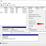 Ștergerea unei partiții de Windows cu Gestionare disc