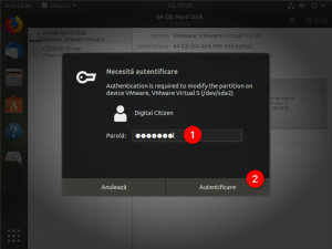 Autentificare ca administrator în Ubuntu Linux