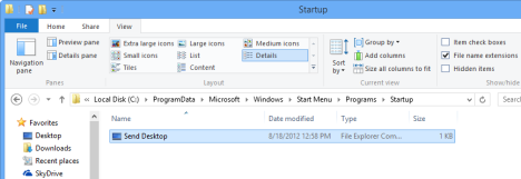 Desktop, Start, Windows 8