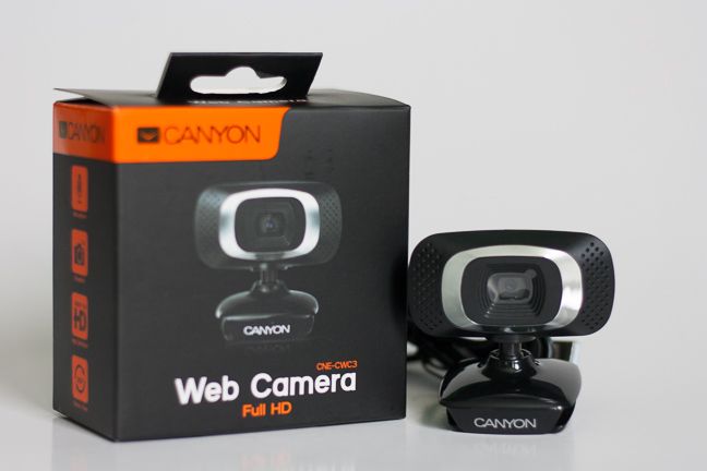 Canyon CNE-CWC3, webcam, 1080p, camera web