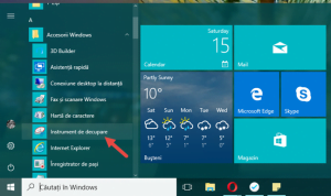 instrument, decupare, capturi, ecran, screenshot, imagine, copiaza, Windows