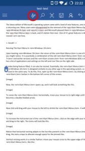 Android, Microsoft Word, documente, insereaza, editeaza, casete, text, link-uri, comentarii