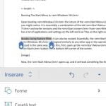Android, Microsoft Word, documente, insereaza, editeaza, casete, text, link-uri, comentarii
