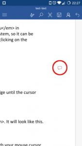 Android, Microsoft Word, documente, insereaza, editeaza, casete, text, link-uri, comentarii