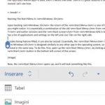 Android, Microsoft Word, documente, insereaza, editeaza, casete, text, link-uri, comentarii