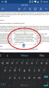 Android, Microsoft Word, documente, insereaza, editeaza, casete, text, link-uri, comentarii