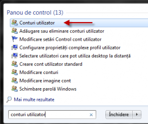 conturi utilizator, guest
