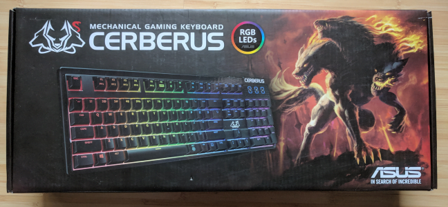 ASUS Cerberus Mech RGB, tastatura mecanica