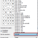 plan caractere, caractere speciale, simboluri