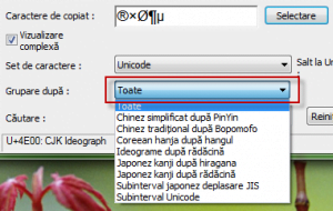 plan caractere, caractere speciale, simboluri
