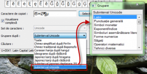 plan caractere, caractere speciale, simboluri