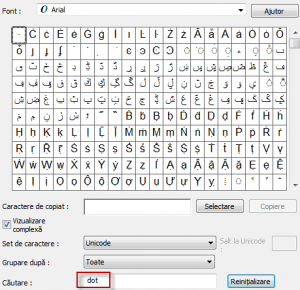 plan caractere, caractere speciale, simboluri