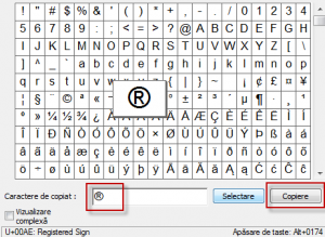 plan caractere, caractere speciale, simboluri