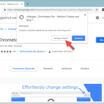 Instalarea extensiei Chrometana Pro în Google Chrome
