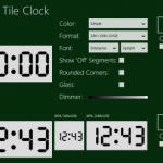 ceas, timp, clock, tile time