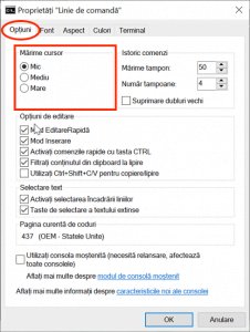 Alege una din opțiunile disponibile de mărime