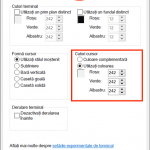 Selectează o culoare pentru cursorul tău