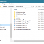 Un folder aflat în rădăcina unității D