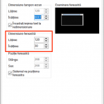 Alege mărimea pe care o preferi pentru fereastra ta Linie de comandă