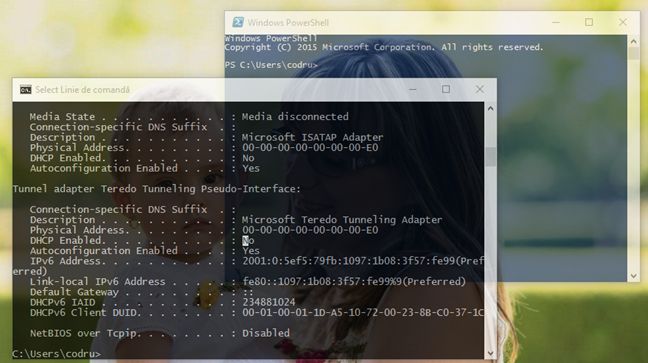 Windows 10, Command Prompt, Lina de comanda, PowerShell, noutati, caracteristici