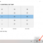 Apasă pe Ștergeți pentru a elimina un contor