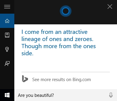 Cortana, umor, intrebari, amuzant, Windows 10