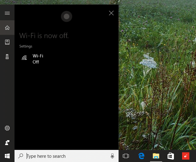 Cortana, Windows 10