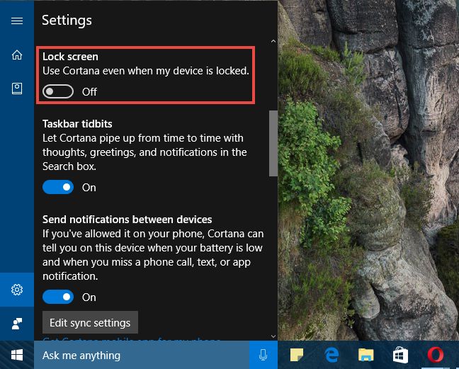 Windows 10, Cortana, activeaza, ecran, blocare