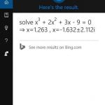 Cortana, calculator, matematica, rezolva, probleme, Windows 10, Windows 10 Mobile