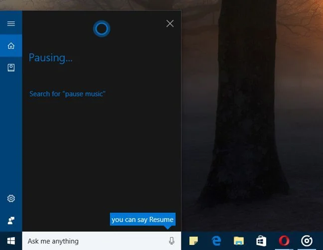 Cortana, Windows 10, muzica, Groove, reda