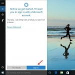 Windows 10, Cortana, utilizator, local, cont, seteaza, foloseste