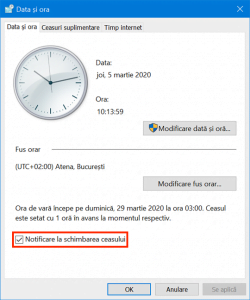 Fii informat în legătură cu ora de vară