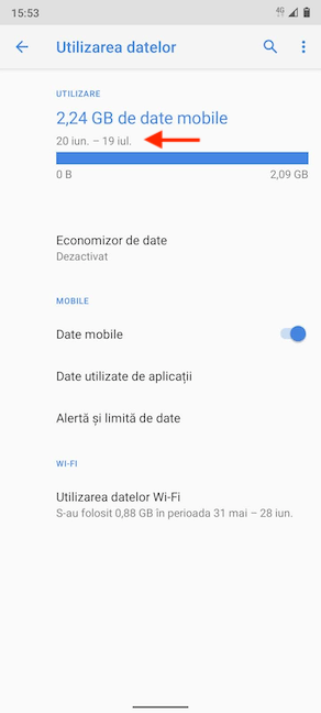 Noul ciclu de utilizare a datelor este afișat