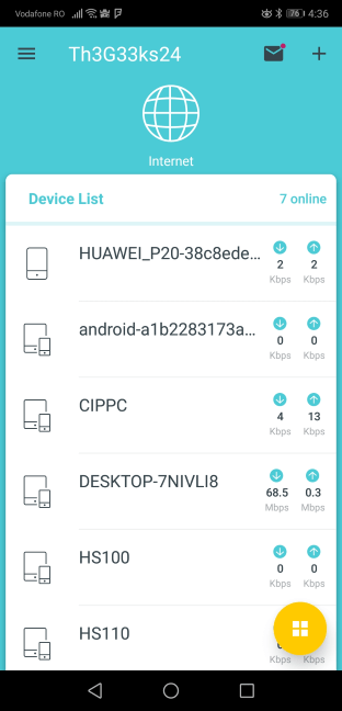 Aplicația mobilă TP-Link Deco