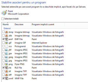 programe implicite, setare, extensii, fisiere, Windows 8.1, Windows 7