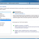 programe implicite, setare, extensii, fisiere, Windows 8.1, Windows 7