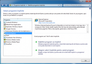 programe implicite, setare, extensii, fisiere, Windows 8.1, Windows 7