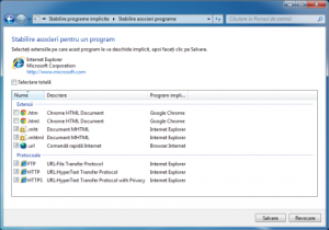 programe implicite, setare, extensii, fisiere, Windows 8.1, Windows 7