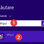 Caută dfrgui în Windows 8.1