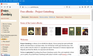 Project Gutenberg se concentrează pe materiale mai vechi, ale căror drepturile de autor au expirat în S.U.A.