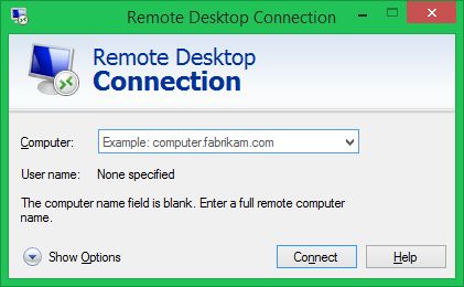 Desktop, la distanta, conexiune, Remote Desktop Connection, Windows