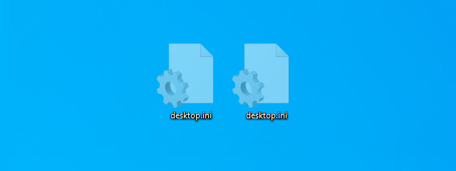 Desktop.ini - Ce este acest fișier? De ce am două astfel de fișiere pe desktop?