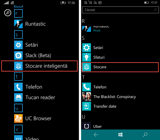 dezinstaleaza, aplicatii, jocuri, Windows 10 Mobile