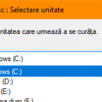 Curatare Disc, Disk Cleanup, Windows