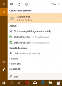 Curatare Disc, Disk Cleanup, Windows