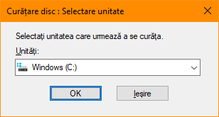 Curatare Disc, Disk Cleanup, Windows