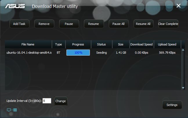 ASUS, router, wireless, Download Master, torrent, descarca, P2P