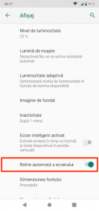 Activează comutatorul