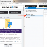 Apasă pe numele paginii web